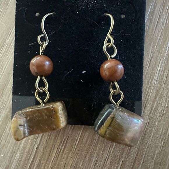 Polished Stone/Glass Jewelry Bundle (7) - Picture 2 of 8